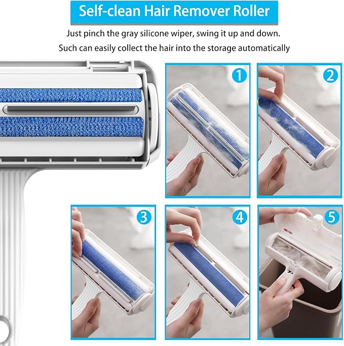 EasyRoll Hair Remover β Self-Cleaning Pet Hair Roller