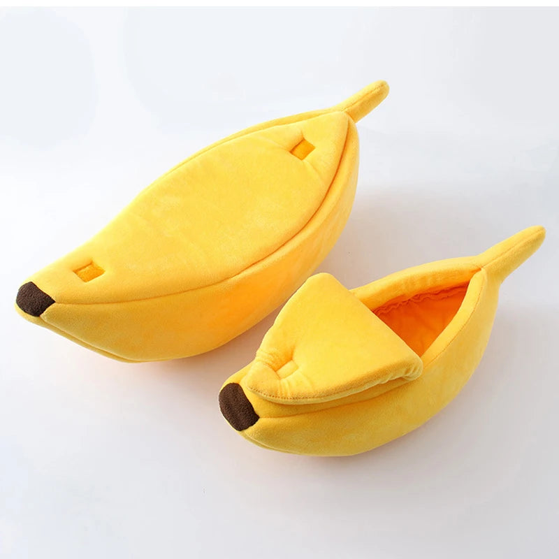 Banana Cat Bed: Soft, Warm, Durable for Cozy Naps