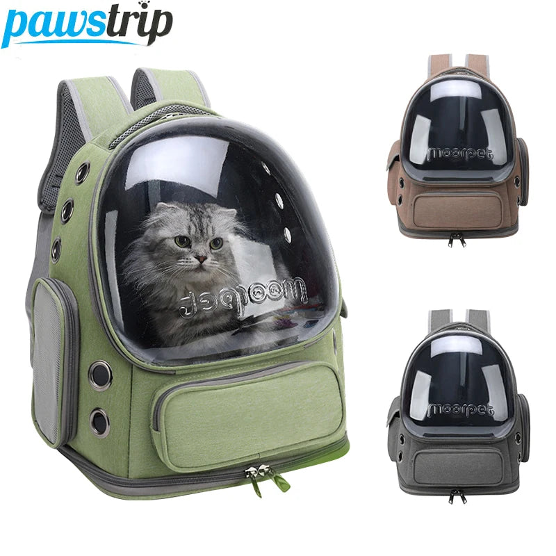 Transparent Breathable Pet Carrier Outdoor Travel Backpack for Cats