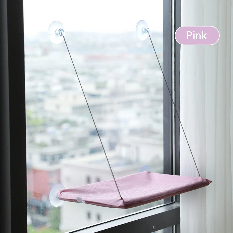 SunnyPaws Cat Hammock – 40lbs/18kg Hanging Window Bed for Cats & Kittens
