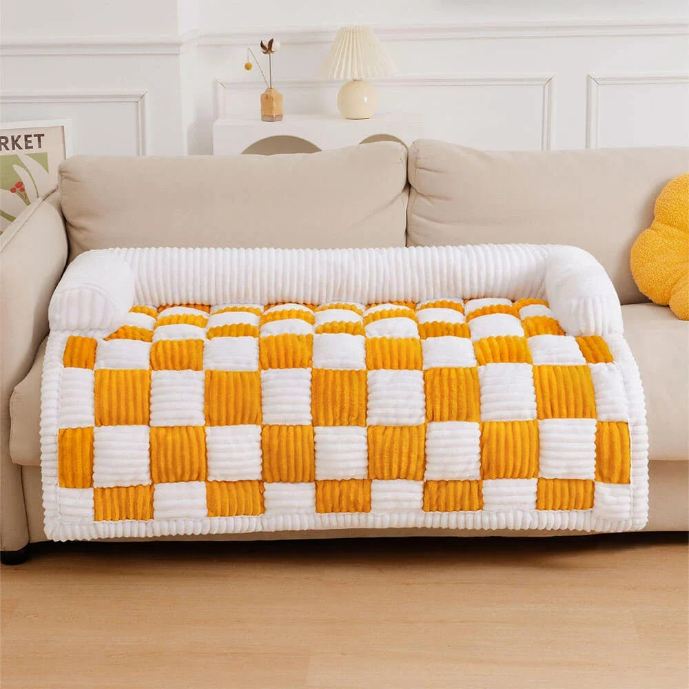 PawHaven Plush Dog Bed β Soft Couch & Cushion for Large Dogs and Cats
