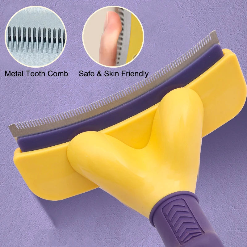 PawGentle Grooming Brush β Anti-Knot Comb for Large Dogs & Cats