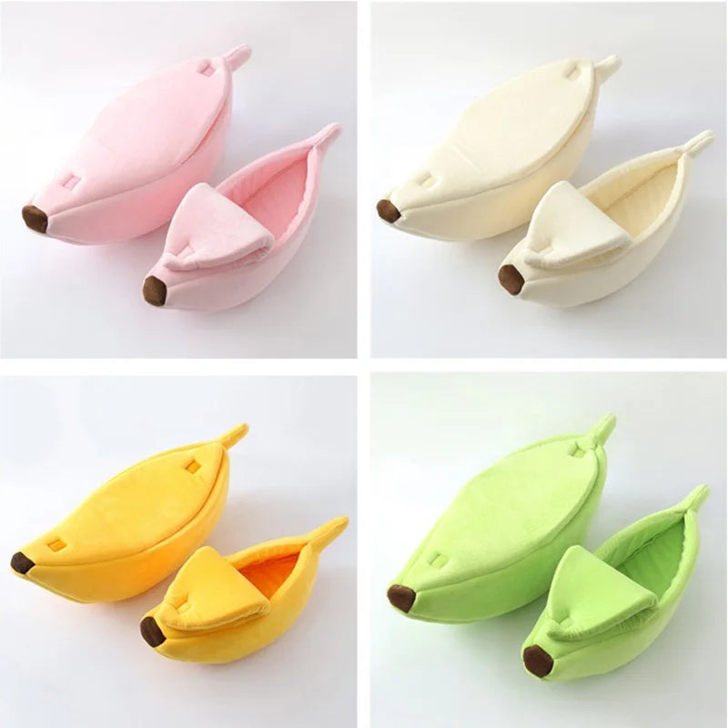 Banana Cat Bed: Soft, Warm, Durable for Cozy Naps
