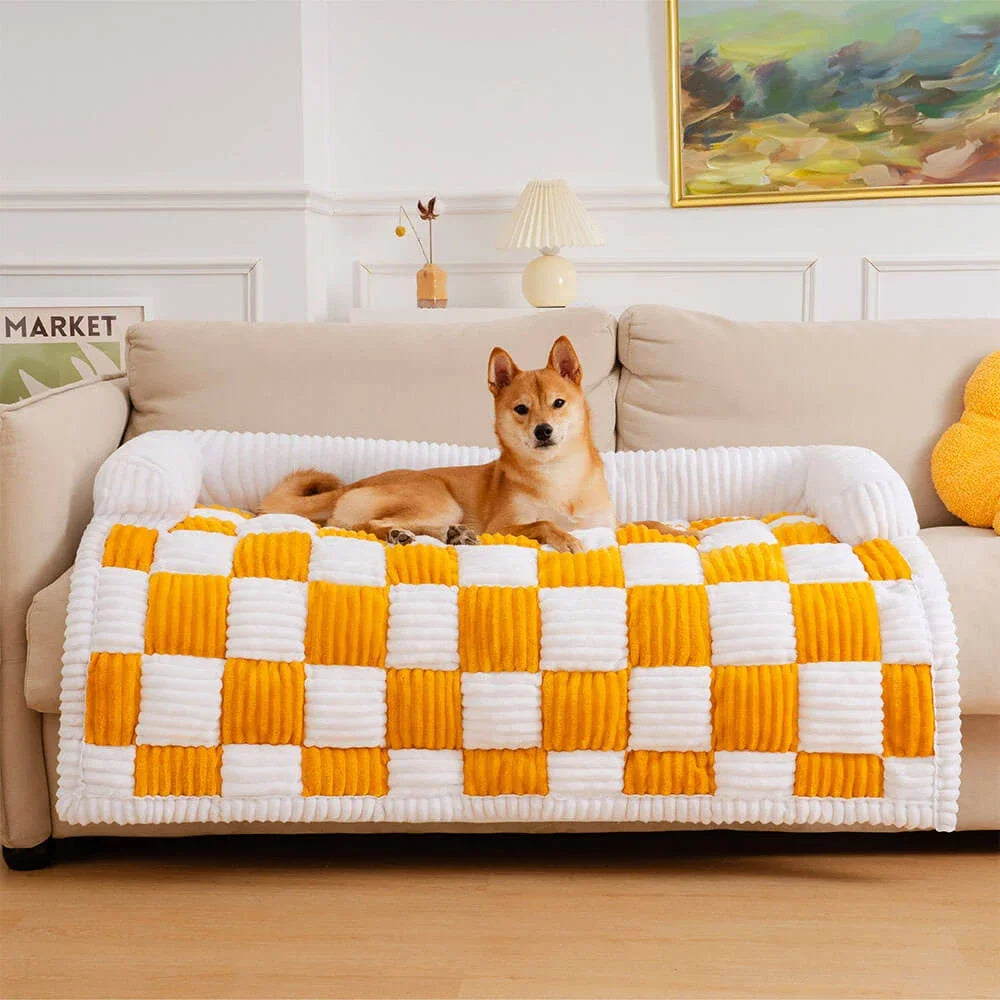 PawHaven Plush Dog Bed β Soft Couch & Cushion for Large Dogs and Cats