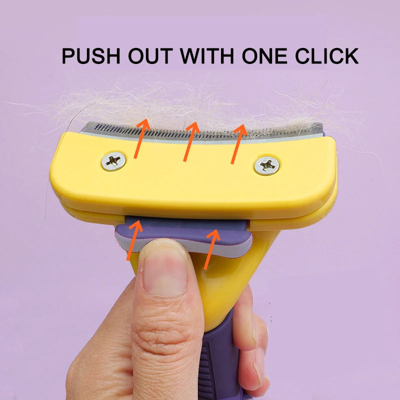PawGentle Grooming Brush β Anti-Knot Comb for Large Dogs & Cats