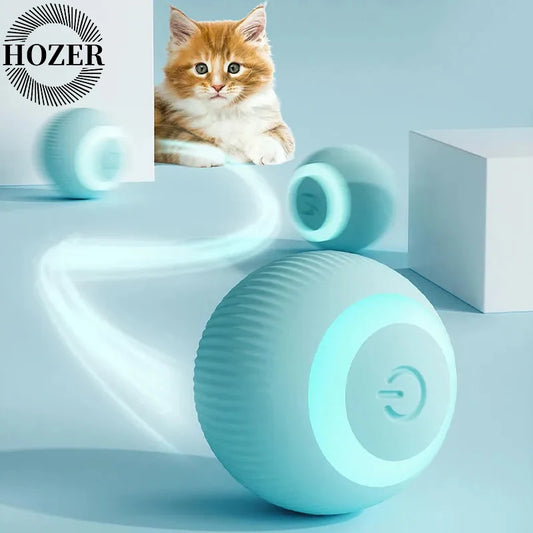 PawSpin Smart Cat Toy – Automatic Rolling Interactive Game Ball