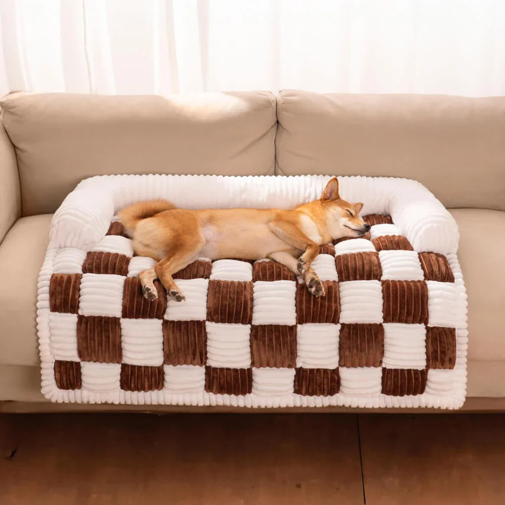 PawHaven Plush Dog Bed β Soft Couch & Cushion for Large Dogs and Cats