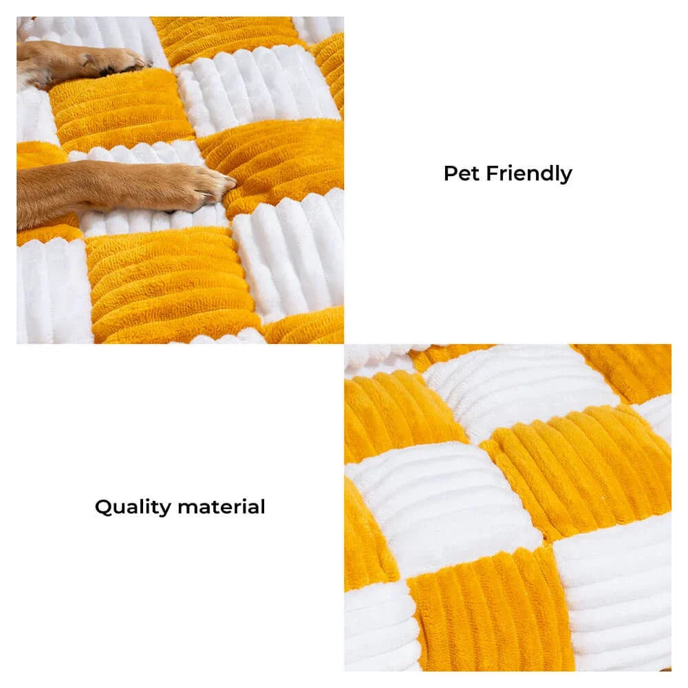 PawHaven Plush Dog Bed β Soft Couch & Cushion for Large Dogs and Cats