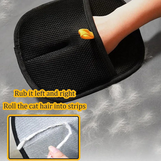 Pet electrostatic hair removal brush remove hair and sticker hair hair cleaning water-washing glove bristles