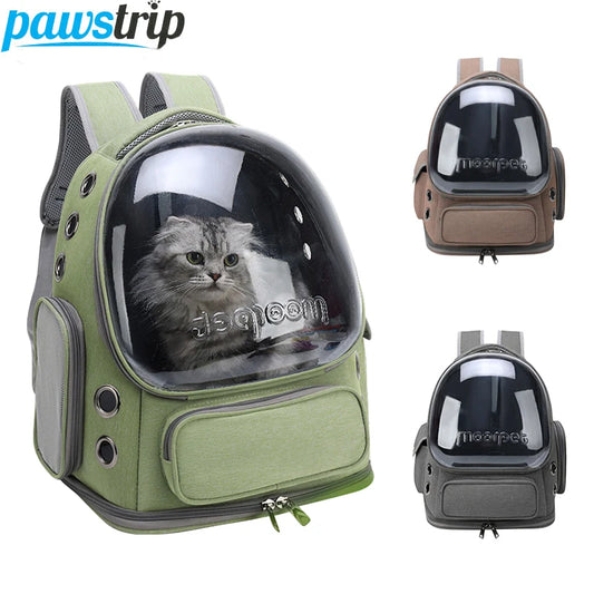 Transparent Breathable Pet Carrier Outdoor Travel Backpack for Cats