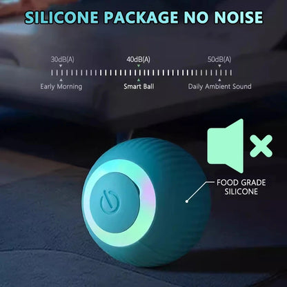 PawSpin Smart Cat Toy – Automatic Rolling Interactive Game Ball