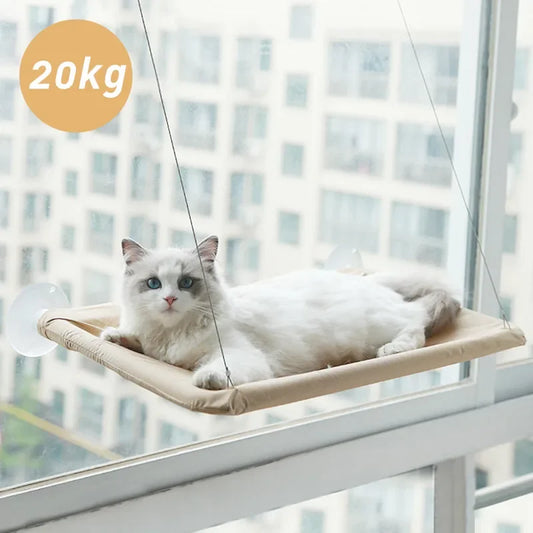 SunnyPaws Cat Hammock – 40lbs/18kg Hanging Window Bed for Cats & Kittens